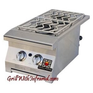 Solaire Double Built-In Side Burner